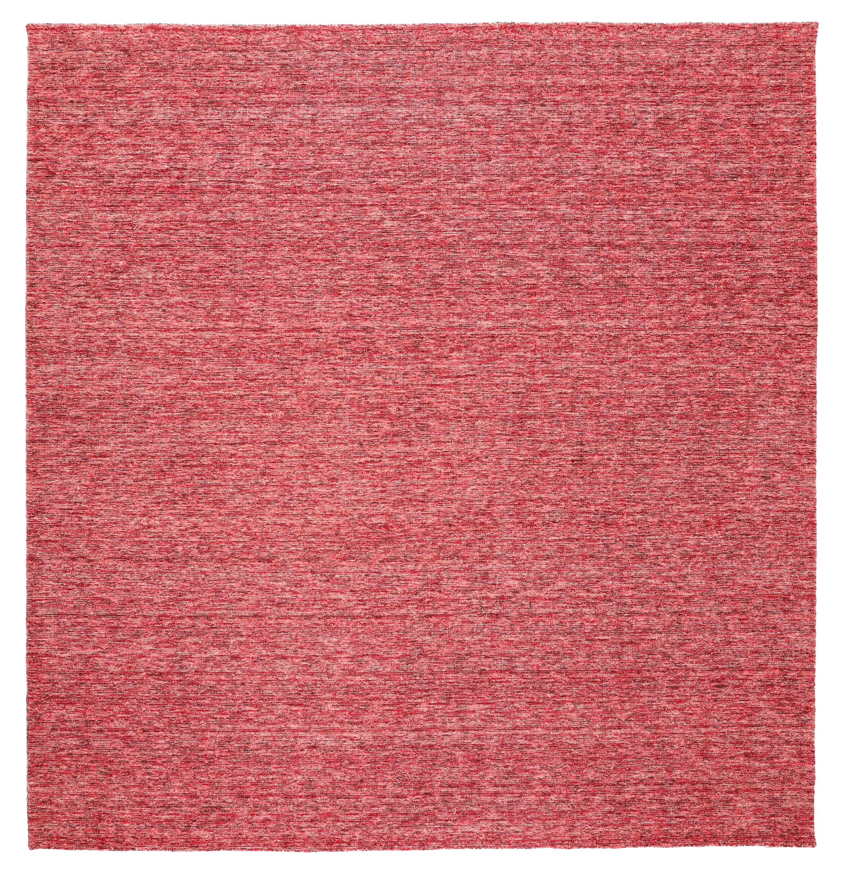 India Fuchsia Red & Warm Gray Contemporary Square Rug SKU 93705