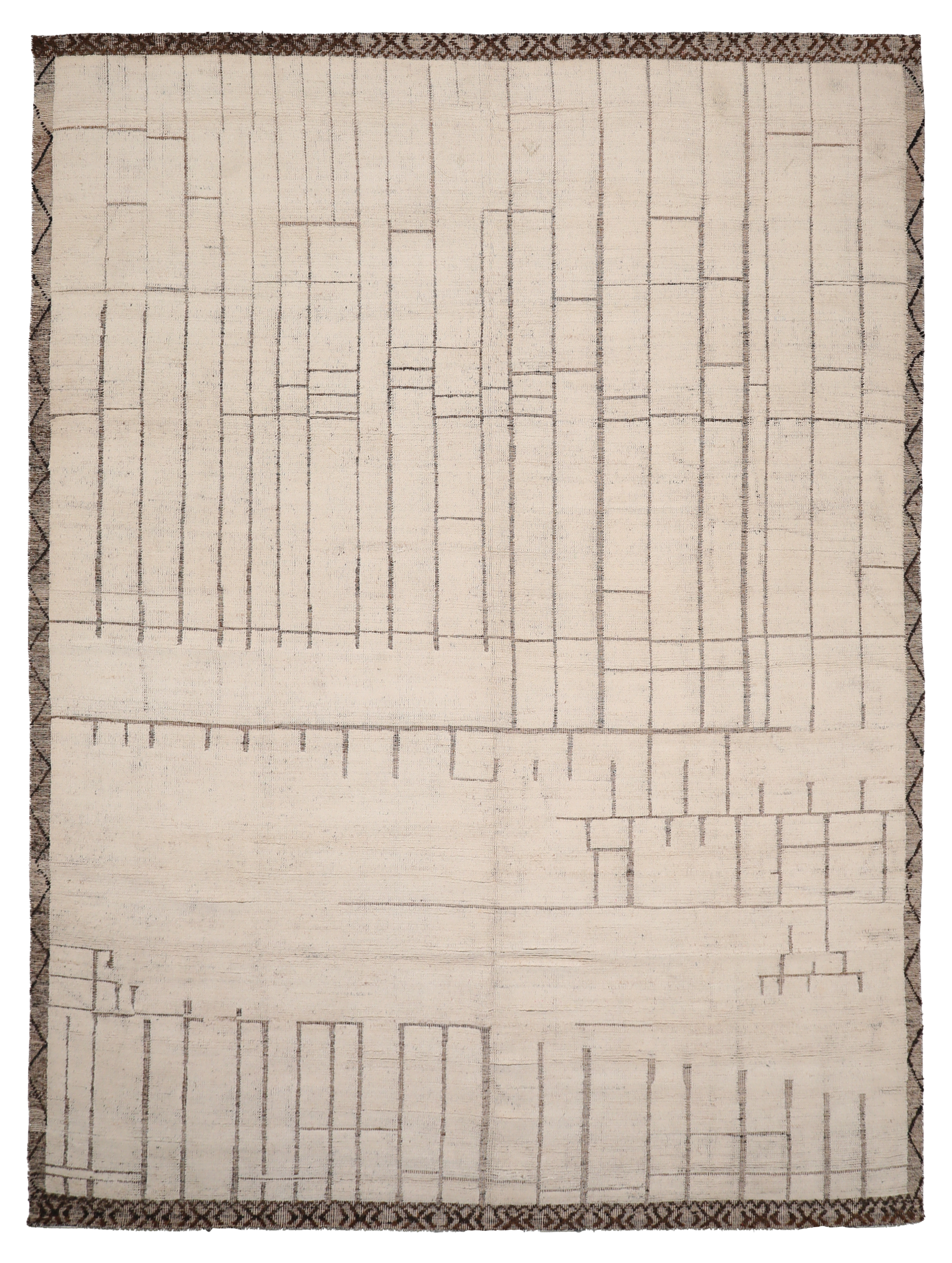 Afghanistan Moroccan Coconut Milk & Fallen Rock Oversize Rug SKU 94350